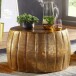 Couchtisch >WL5.504< in goldfarbig, Aluminium - 36x60cm (HxD)