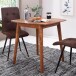 Esstisch >WL5.571< in Sheesham, Massivholz - 80x78x80cm (BxHxT)