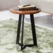 Beistelltisch >WL5.664< in Sheesham, Massivholz - 45x35cm (HxD)