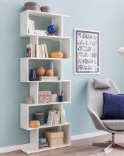 Bücherregal >WL5.691< in Weiß,...