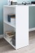 Regal-Schreibtisch >WL5.692< in Weiß, Holzwerkstoff - 120x120x53cm (BxHxT)