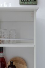 Bartisch >WL5.732< in Weiß, Holzwerkstoff - 120x107x60cm (BxHxT)