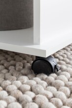 Couchtisch >WL5.738< in Weiß, Holzwerkstoff - 95x51x54cm (BxHxT)