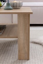 Couchtisch >WL5.833< in Sonoma Eiche Dekor, Holzwerkstoff - 60x42x60cm (BxHxT)