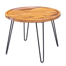 Couchtisch >WL5.960< in Sheesham, Massivholz -...