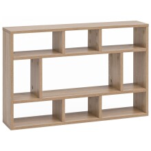 Wandregal >WL5.809< in Sonoma Eiche Dekor, Holzwerkstoff - 75x51x16cm (BxHxT)
