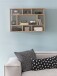 Wandregal >WL5.809< in Sonoma Eiche Dekor, Holzwerkstoff - 75x51x16cm (BxHxT)
