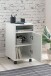 Rollcontainer >WL5.928< in Weiß, Holzwerkstoff - 33x60x38cm (BxHxT)