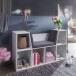 Standregal >WL6.068< in Weiß, Holzwerkstoff - 102x62x30cm (BxHxT)