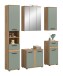 Badezimmer-Set >Blake< in Artisan Eiche Nachbildung/Salbei - 160x191x34 (BxHxT)
