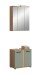Badezimmer-Set >Blake< in Artisan Eiche Nachbildung/Salbei - 60x191x34cm (BxHxT)