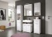 Badezimmerspiegelschrank >Scout< in Weiß/Spiegelglas - 60x79x18cm (BxHxT)