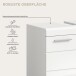 Badezimmer-Set >Scout< in Weiß/Weiß hochglanz - 190x191x34cm (BxHxT)
