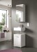 Badezimmer-Set >Scout< in Weiß/Weiß hochglanz - 40x191x34cm (BxHxT)