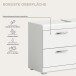 Badezimmer-Set >Scout< in Weiß/Weiß hochglanz - 161x200x68cm (BxHxT)