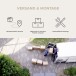 Badezimmer-Set >Scout< in Weiß/Weiß hochglanz - 169x191x50cm (BxHxT)