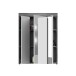 Badezimmer-Set >Scout< in Rauchsilber/Weiß hochglanz - 190x191x34cm (BxHxT)