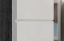 Badezimmer-Set >Scout< in Rauchsilber/Weiß hochglanz - 112x191x34cm (BxHxT)