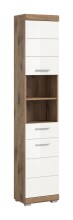 Hochschrank >Wave< in Nox Oak...