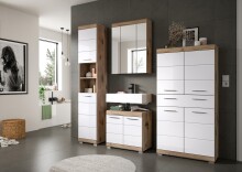Badezimmer-Set >Wave< in Nox Oak...