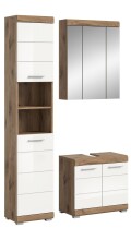 Badezimmer-Set >Wave< in Nox Oak...
