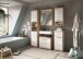 Badezimmer-Set >Lambada< in Eiche Dekor / Weiß - 60x191x34cm (BxHxT)