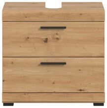Waschbeckenunterschrank >Scout< in Artisan Eiche Nachbildung - 60x56x34 (BxHxT)