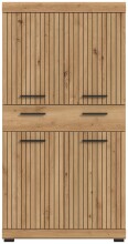 Midischrank >Scout< in Artisan Eiche Nachbildung -...