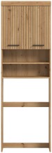 Waschmaschinenumbauschrank >Scout< in Artisan Eiche Dekor - 63x191x24cm (BxHxT)