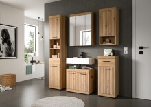 Badezimmer-Set >Scout< in Artisan Eiche Nachbildung - 112x191x94cm (BxHxT)