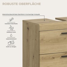 Badezimmer-Set >Scout< in Artisan Eiche Nachbildung - 164x191x34cm (BxHxT)