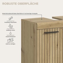 Badezimmer-Set >Scout< in Artisan Eiche Nachbildung - 149x191x34cm (BxHxT)