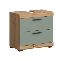 Waschbeckenunterschrank >Scout< in Eiche Dekor /...