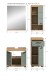 Badezimmer-Set >Scout< in Artisan Eiche Nachbildung/Salbei - 112x191x34 (BxHxT)