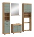 Badezimmer-Set >Scout< in Artisan Eiche Nachbildung/Salbei - 190x191x34 (BxHxT)