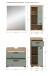Badezimmer-Set >Scout< in Artisan Eiche Nachbildung/Salbei - 112x191x34 (BxHxT)