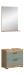 Badezimmer-Set >Scout< in Artisan Eiche Nachbildung/Salbei - 60x191x34cm (BxHxT)