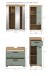 Badezimmer-Set >Scout< in Artisan Eiche Nachbildung/Salbei - 112x191x34 (BxHxT)