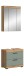 Badezimmer-Set >Scout< in Artisan Eiche Nachbildung/Salbei - 60x191x34cm (BxHxT)