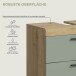 Badezimmer-Set >Scout< in Artisan Eiche Nachbildung/Salbei - 60x191x34cm (BxHxT)