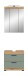 Badezimmer-Set >Scout< in Artisan Eiche Nachbildung/Salbei - 60x191x34cm (BxHxT)