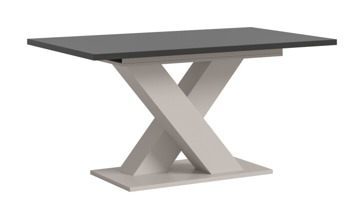 Kulissen-Esstisch >Motion< ausziehbar, in Kaschmir/Grau - 150-190x76x90cm (BxHxT)