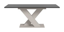 Kulissen-Esstisch >Motion< ausziehbar, in Kaschmir/Grau - 150-190x76x90cm (BxHxT)