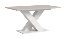 Kulissen-Esstisch >Motion< ausziehbar, Weiß/Kaschmir - 150-190x76x90cm (BxHxT)