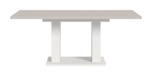 Kulissen-Esstisch >Motion< ausziehbar, Weiß/Kaschmir - 150-190x76x90cm (BxHxT)