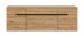 Garderobenschrank >Canu< in Basalt grau/Artisan Eiche Dekor - 176x60x37 (BxHxT)