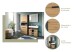 Hochschrank >Canu< in Basalt grau/Artisan Eiche Nachbildung - 38x193x34 (BxHxT)
