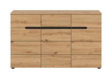 Kommode >Canu< in Basalt grau/Artisan Eiche...