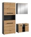 Badezimmer-Set >Canu< in Basalt grau/Artisan Eiche Dekor - 171x193x34cm (BxHxT)