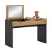 Schminktisch >Canu< in Basalt grau/Artisan Eiche Nachbildung - 115x76x50 (BxHxT)